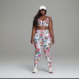 Ivy Park Plus size Ski tag leggings.